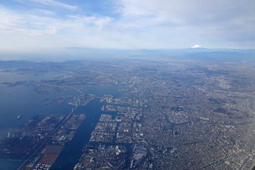 神奈川県上空